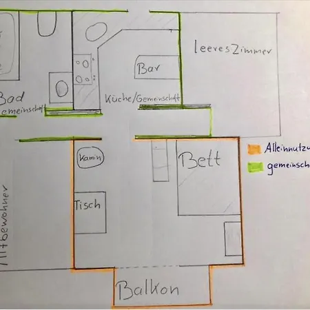 Gemütliches Wg-zimmer 2, Zentral In Apartment Ravensburg
